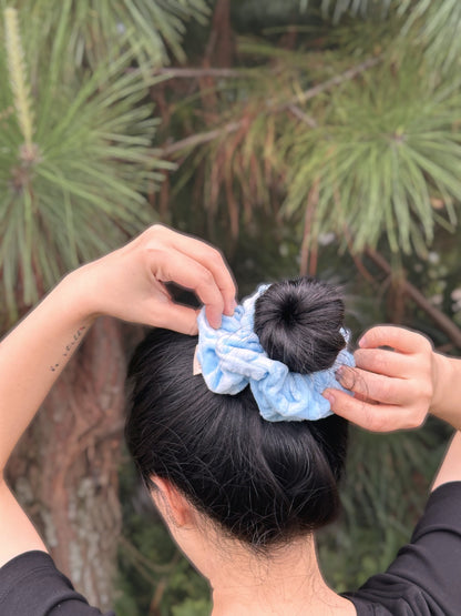 Blue Aspen - Fluffy Scrunchie