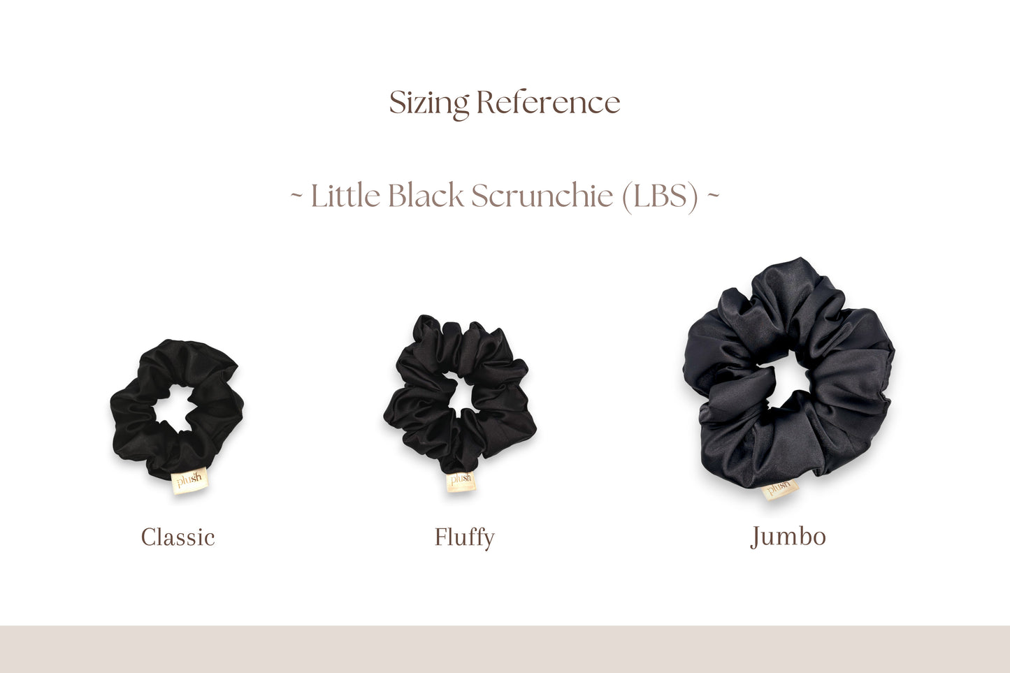 Little Black Scrunchie (LBS) - Fluffy
